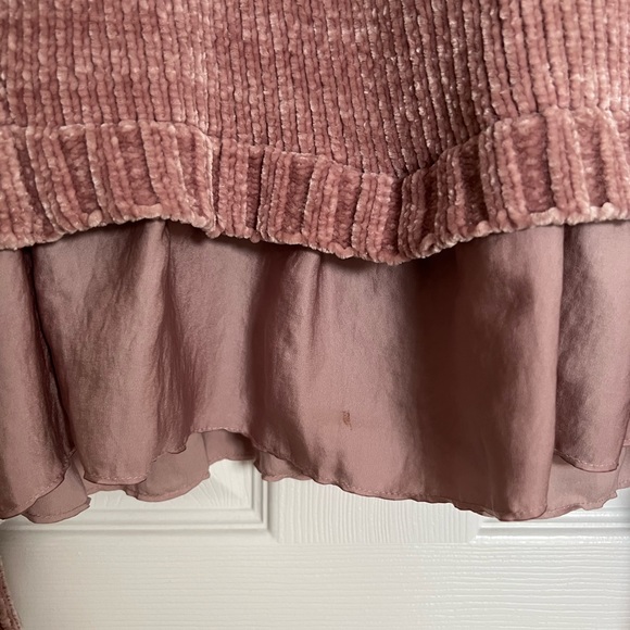 Dusty pink Chenille sweater - Picture 4 of 4